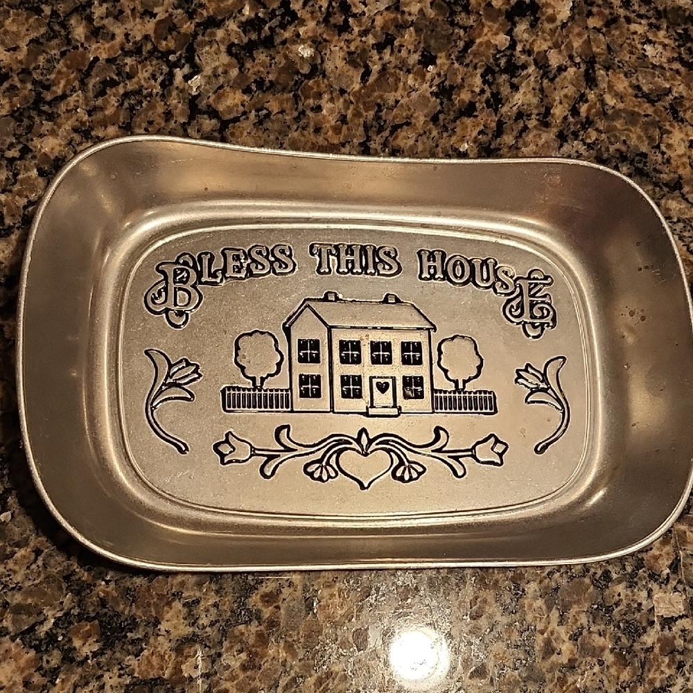 Wilton Armetale Bless This House Tray